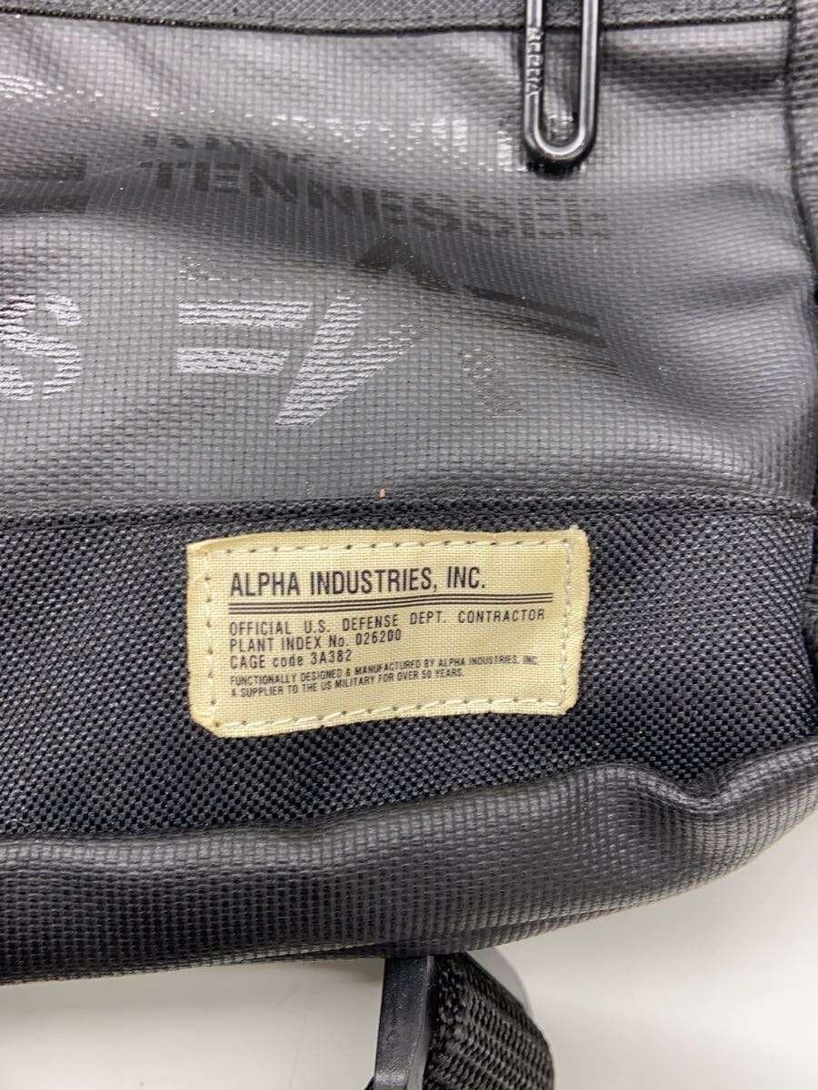 ALPHA INDUSTRIES Shoulder Bag Polyester BLK Solid 026200 5