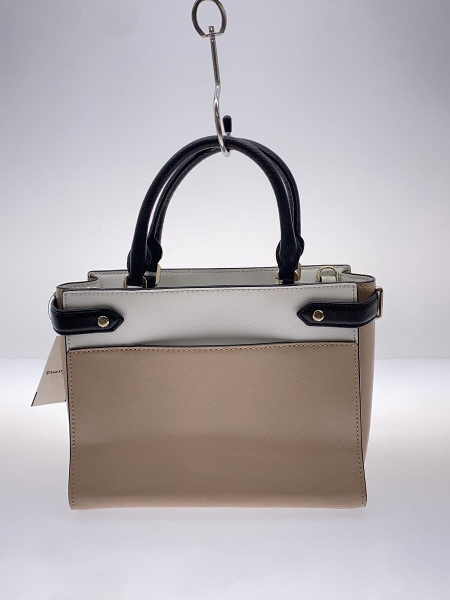 kate spade new york Shoulder Bag Leather BEG Solid 3