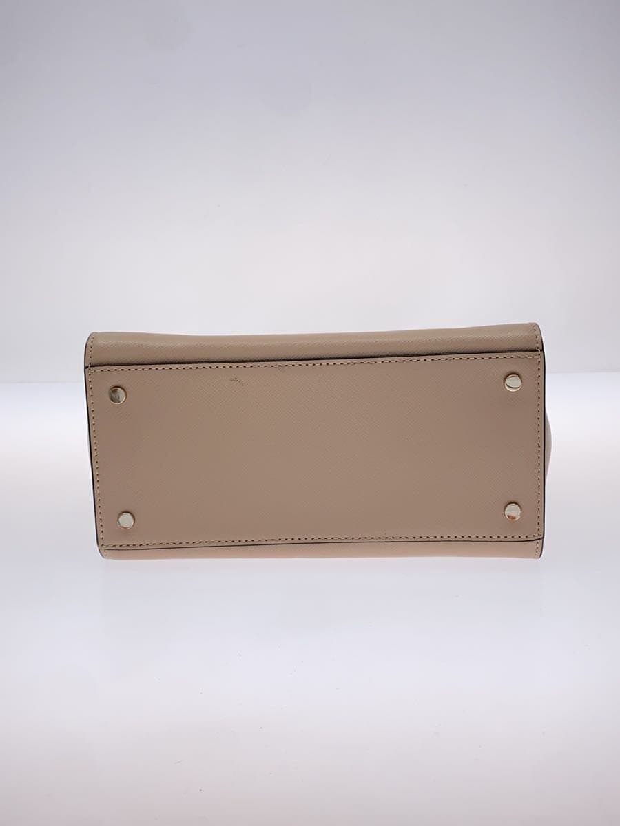 kate spade new york Shoulder Bag Leather BEG Solid 4