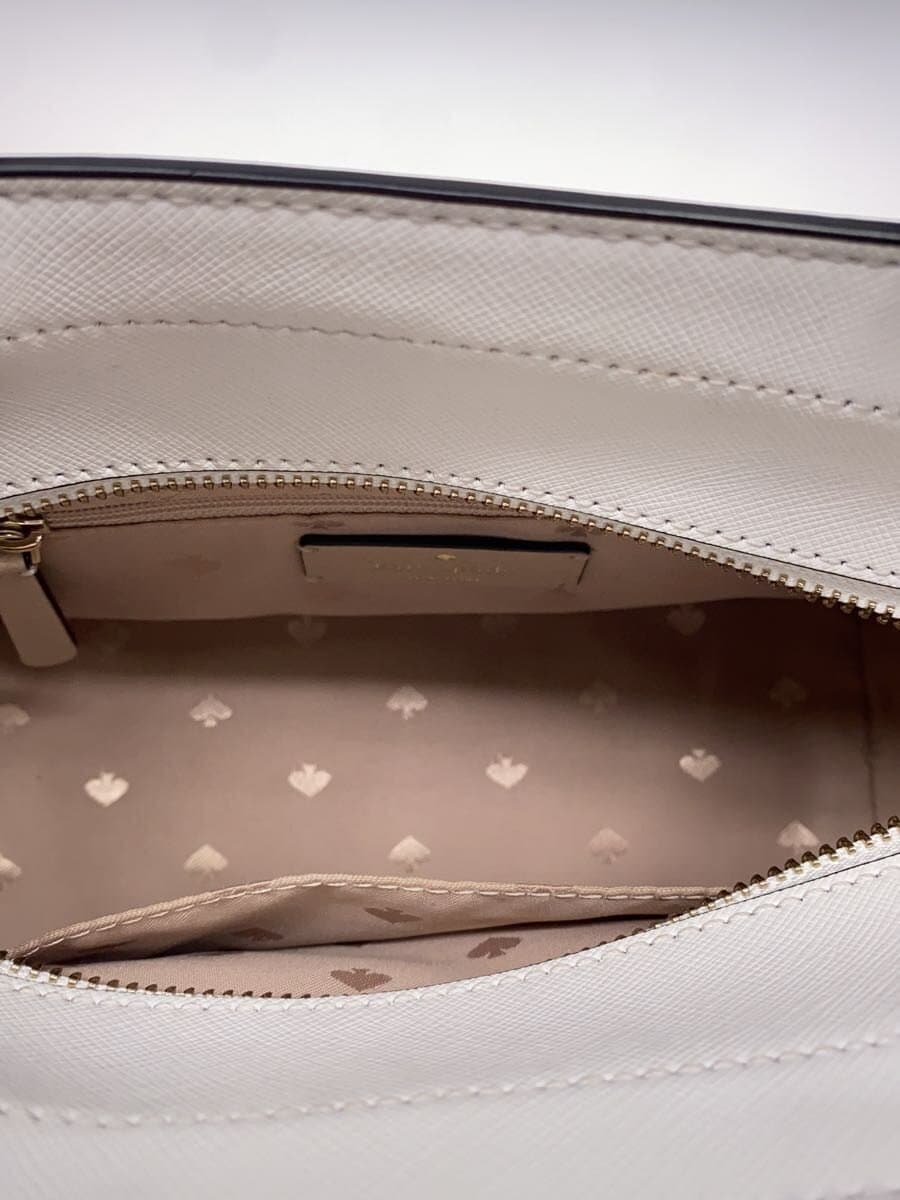 kate spade new york Shoulder Bag Leather BEG Solid 6
