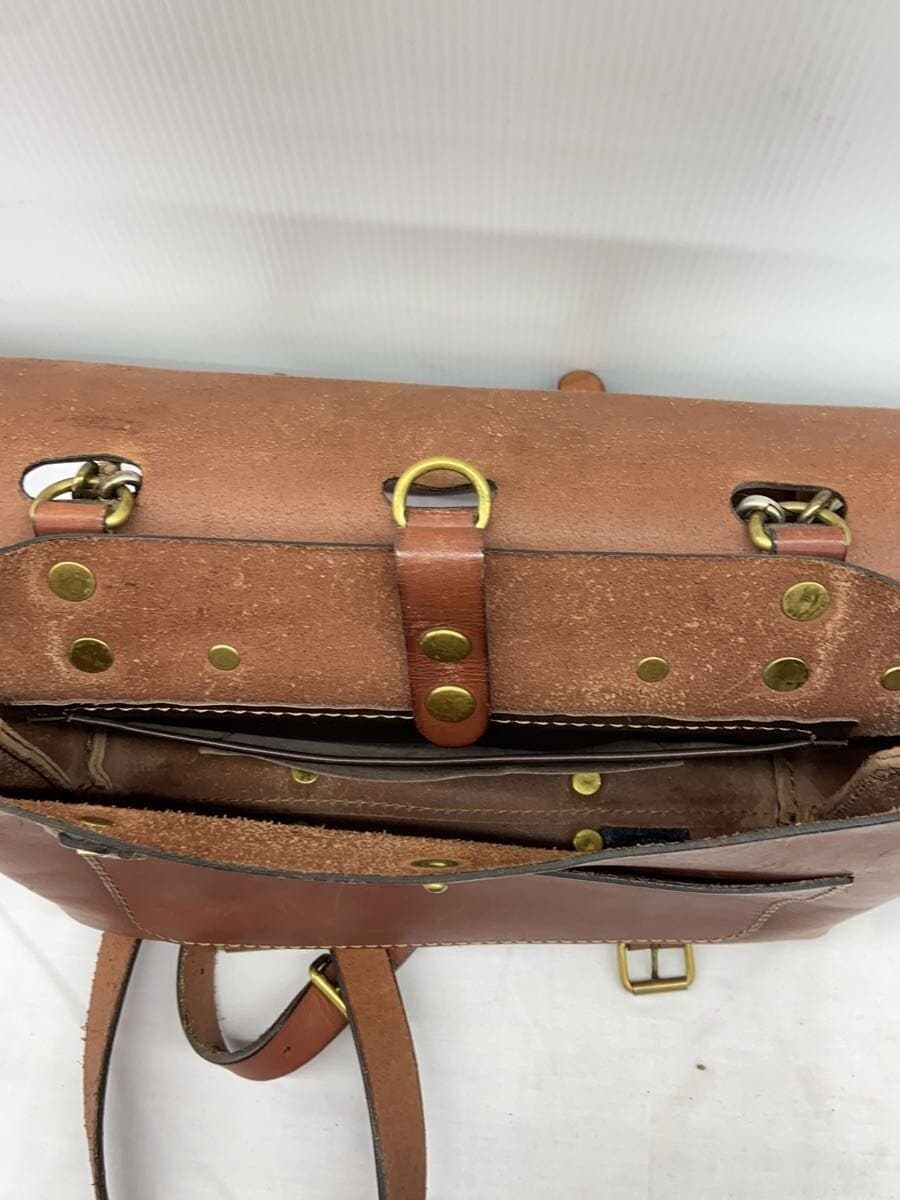 HERZ Backpack Leather BRW CW-137-M 6