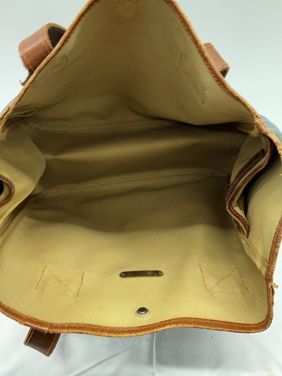 POLO RALPH LAUREN Tote Bag Leather GRN Check 6