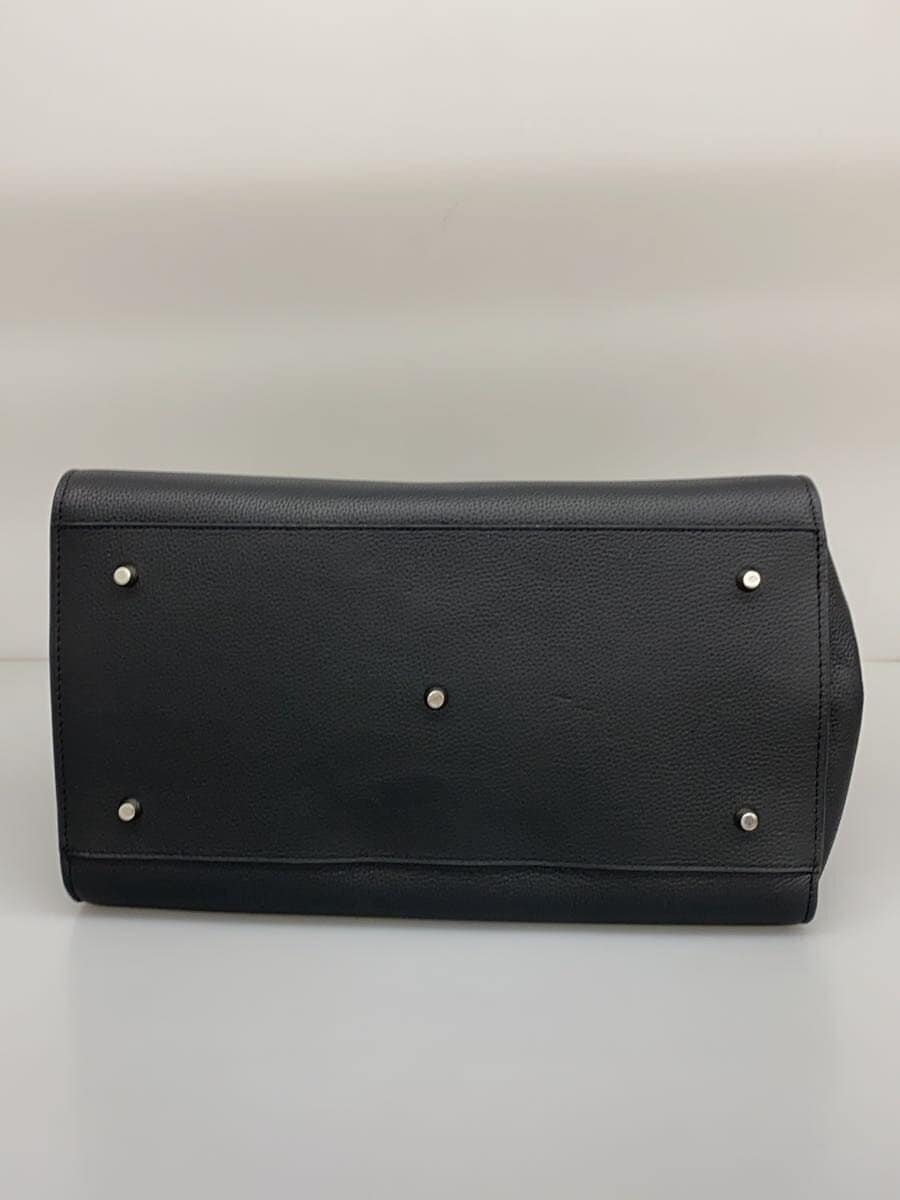 Other Brand Handbag Leather BLK Solid 4
