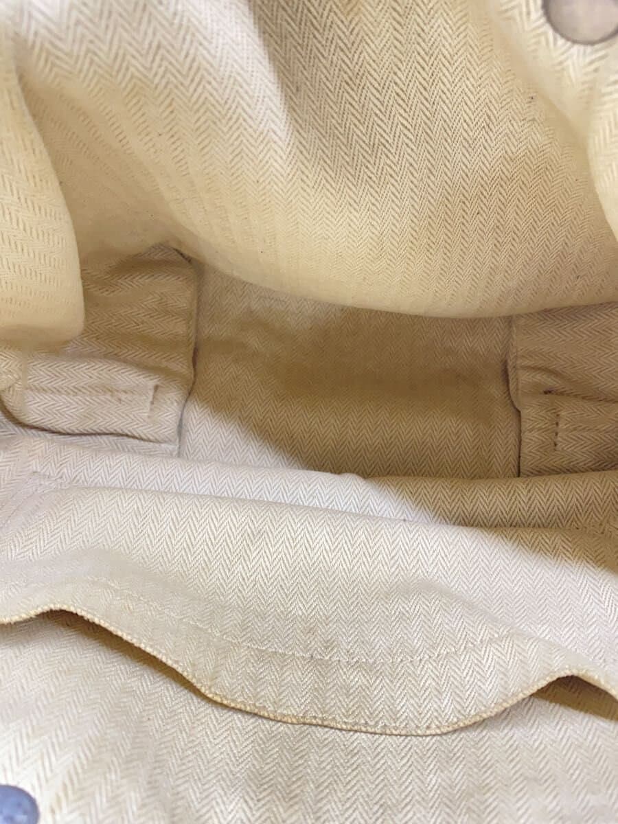 HERMES Herringbone Chennai PM Handbag BEG Solid 5