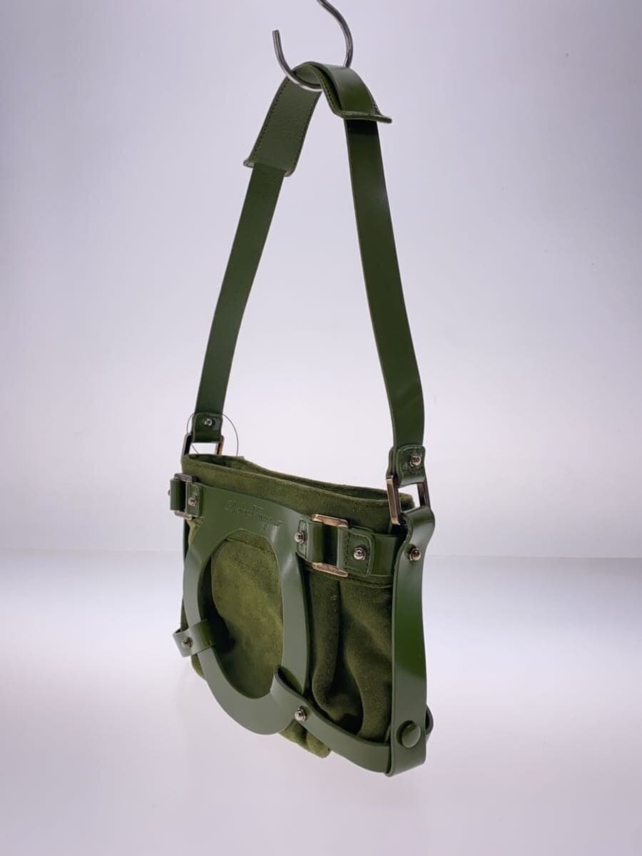 Salvatore Ferragamo Handbag GRN Solid 2
