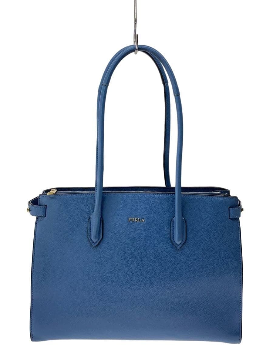 FURLA Tote Bag BLU All Over Pattern