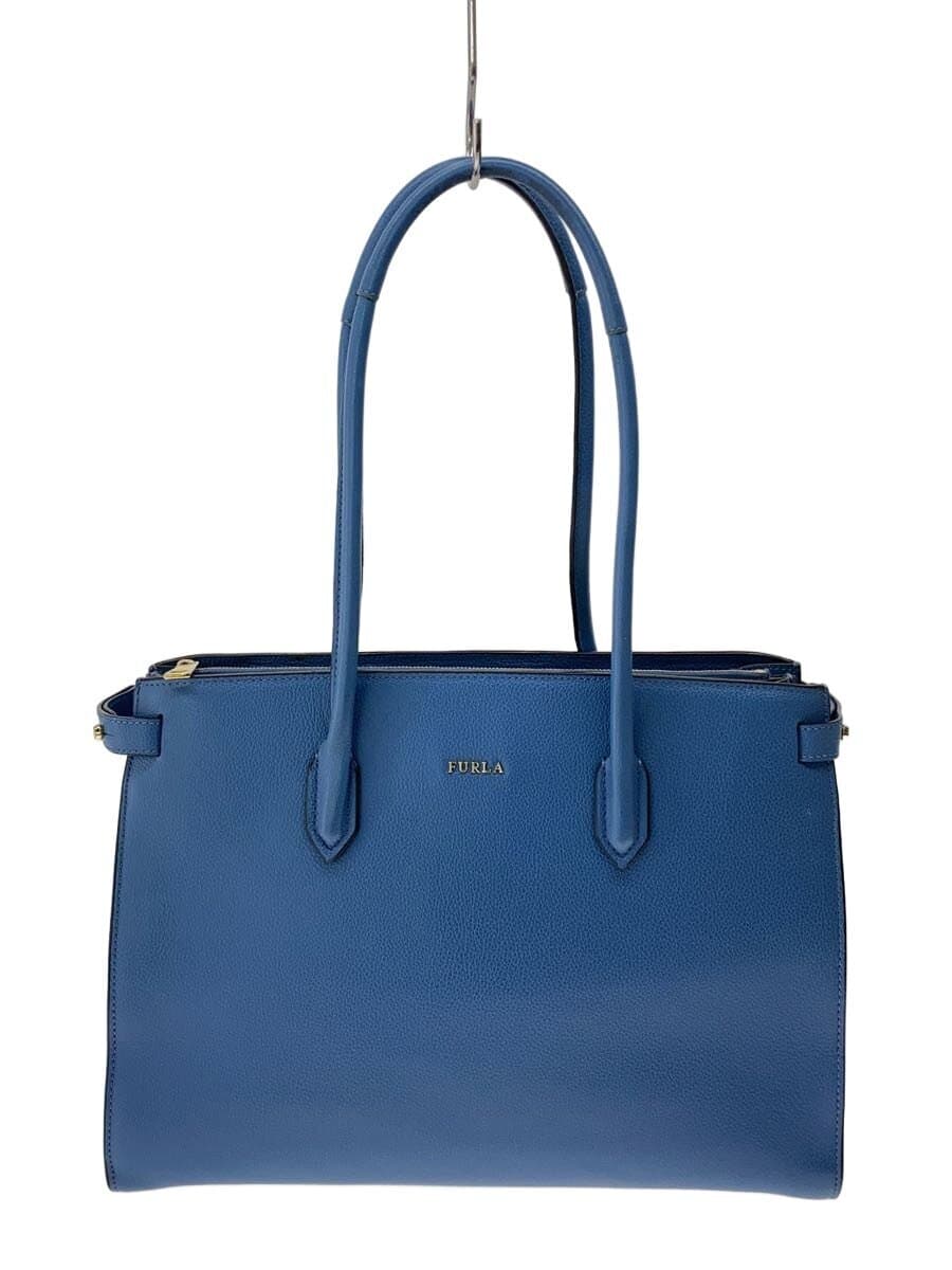 FURLA Tote Bag BLU All Over Pattern