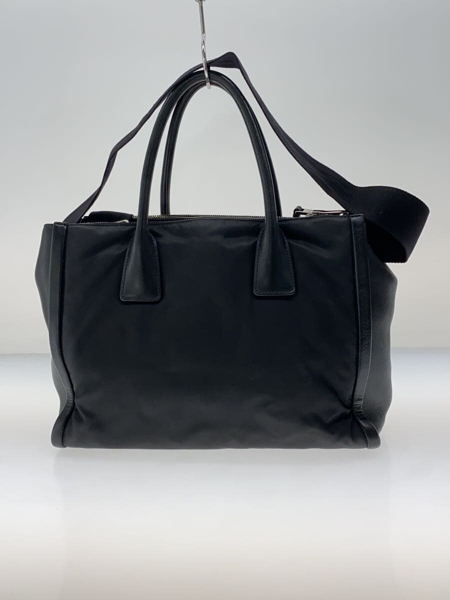 PRADA Handbag Nylon BLK 3