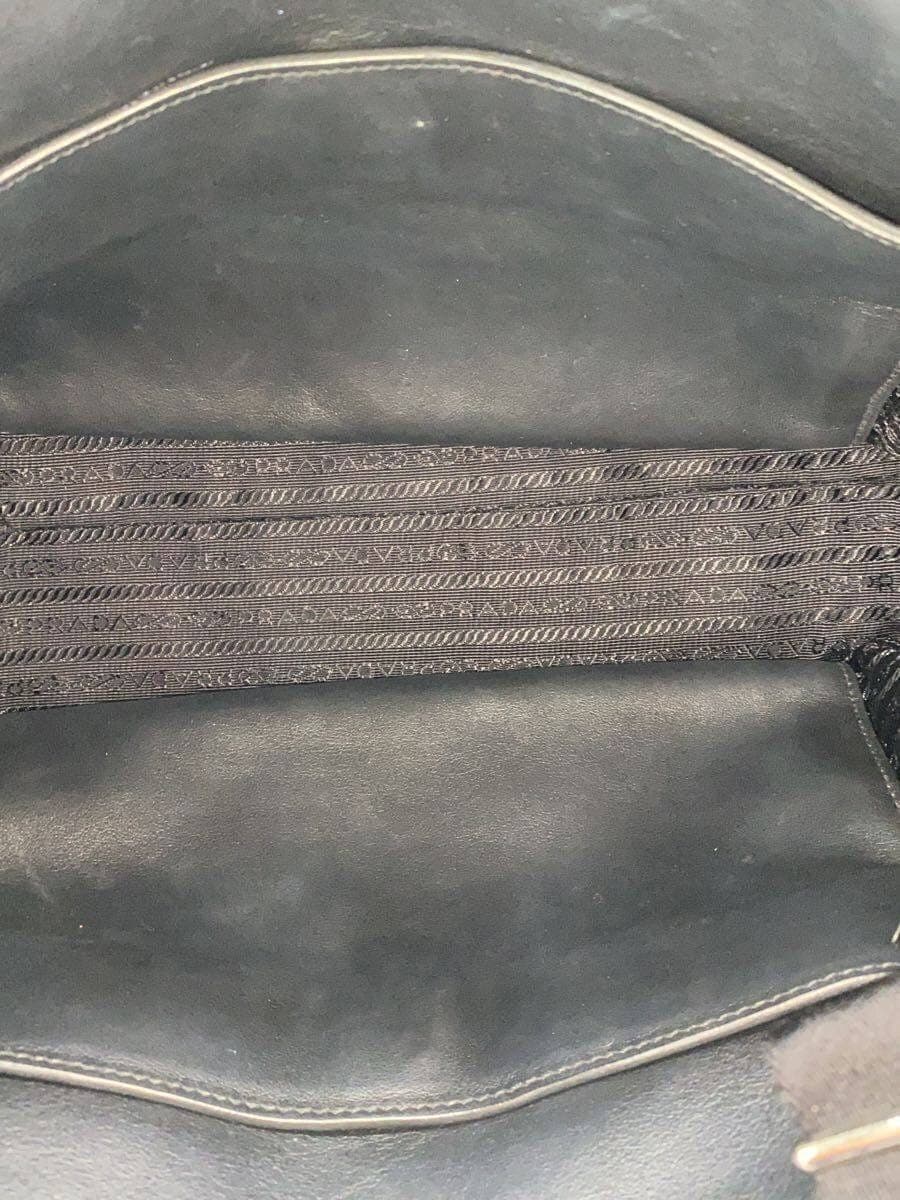 PRADA Handbag Nylon BLK 6