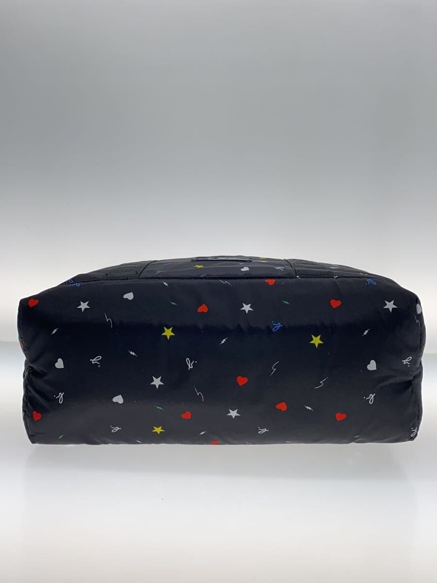 agnes b. Tote Bag BLK All Over Pattern 4