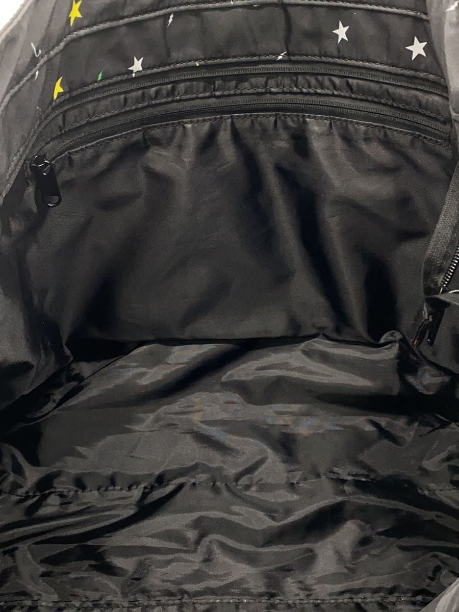 agnes b. Tote Bag BLK All Over Pattern 6