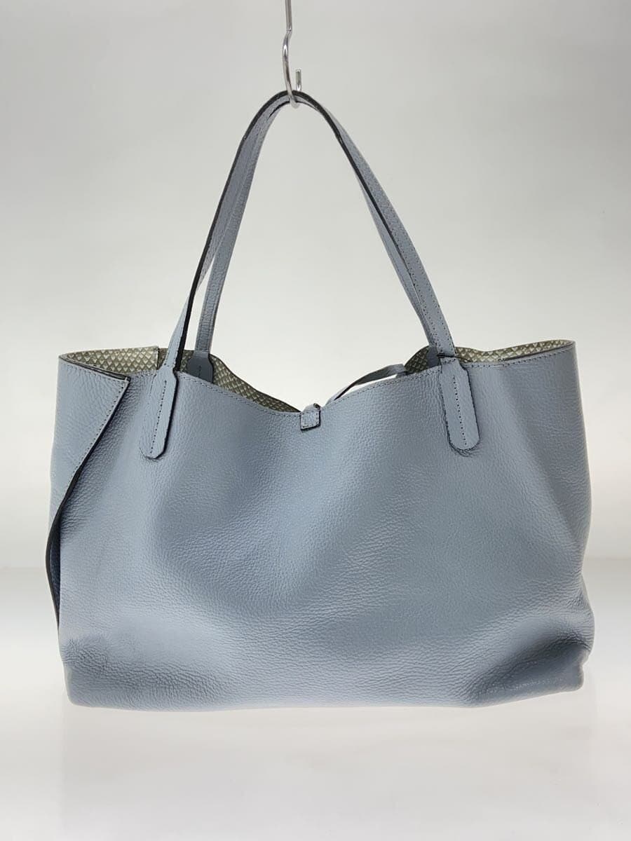 GIANNI CHIARINI Tote Bag Leather BLU Solid 3