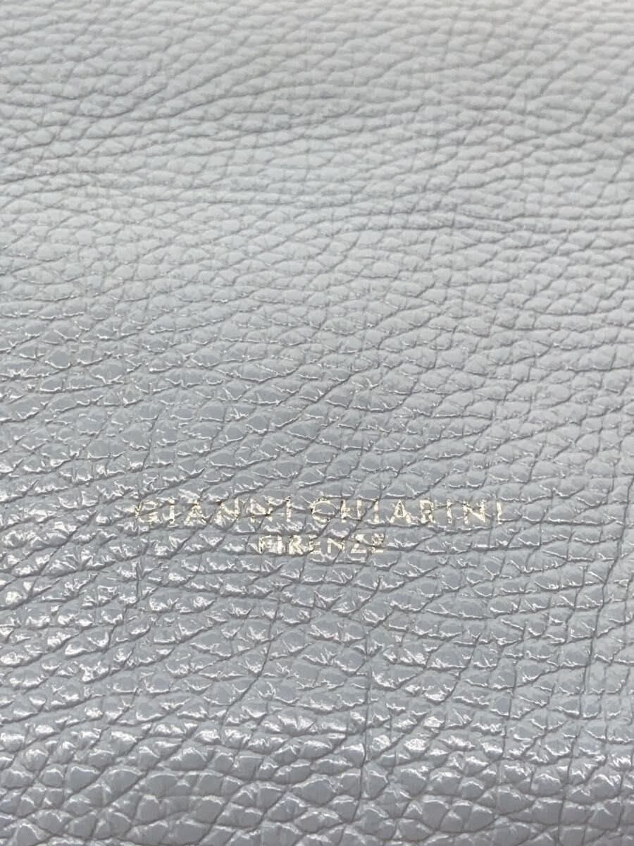 GIANNI CHIARINI Tote Bag Leather BLU Solid 5