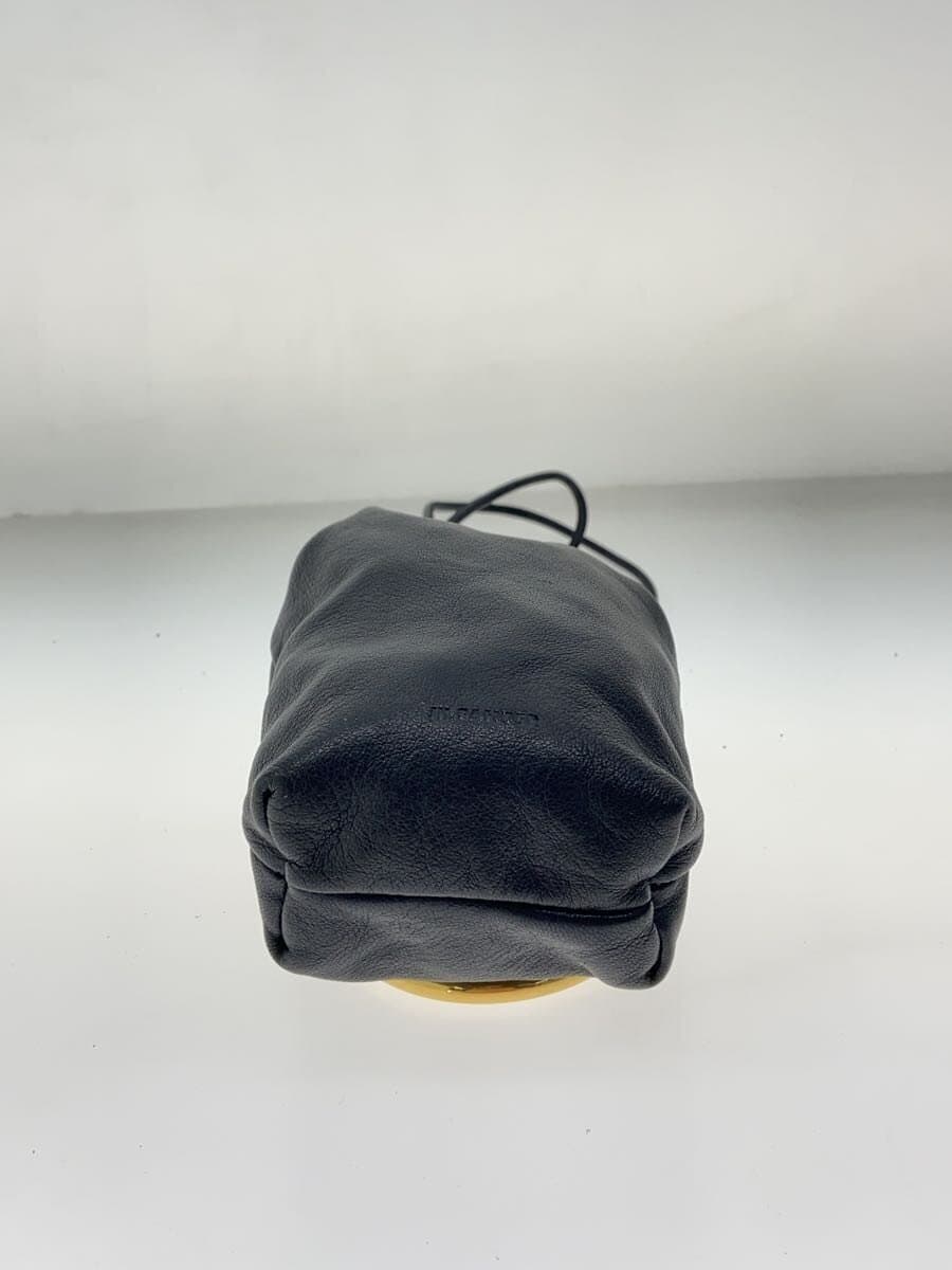 JIL SANDER Handbag Leather BLK 4