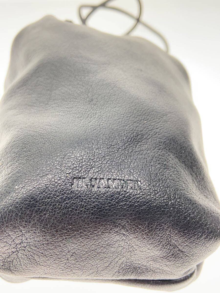 JIL SANDER Handbag Leather BLK 5