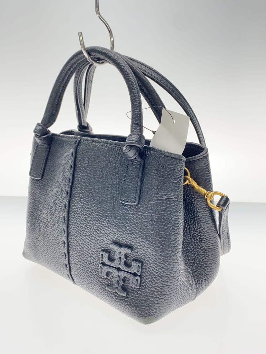 TORY BURCH Handbag Leather BLK 2