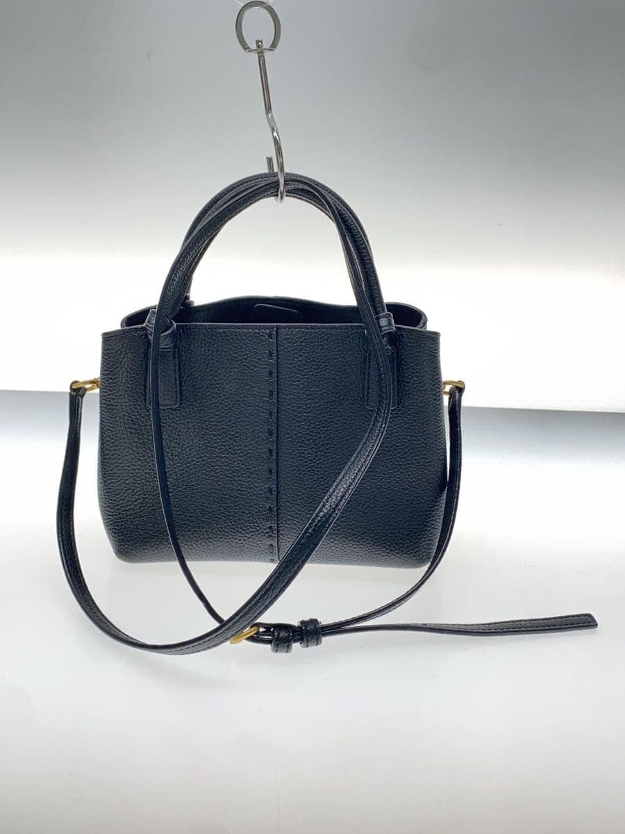 TORY BURCH Handbag Leather BLK 3