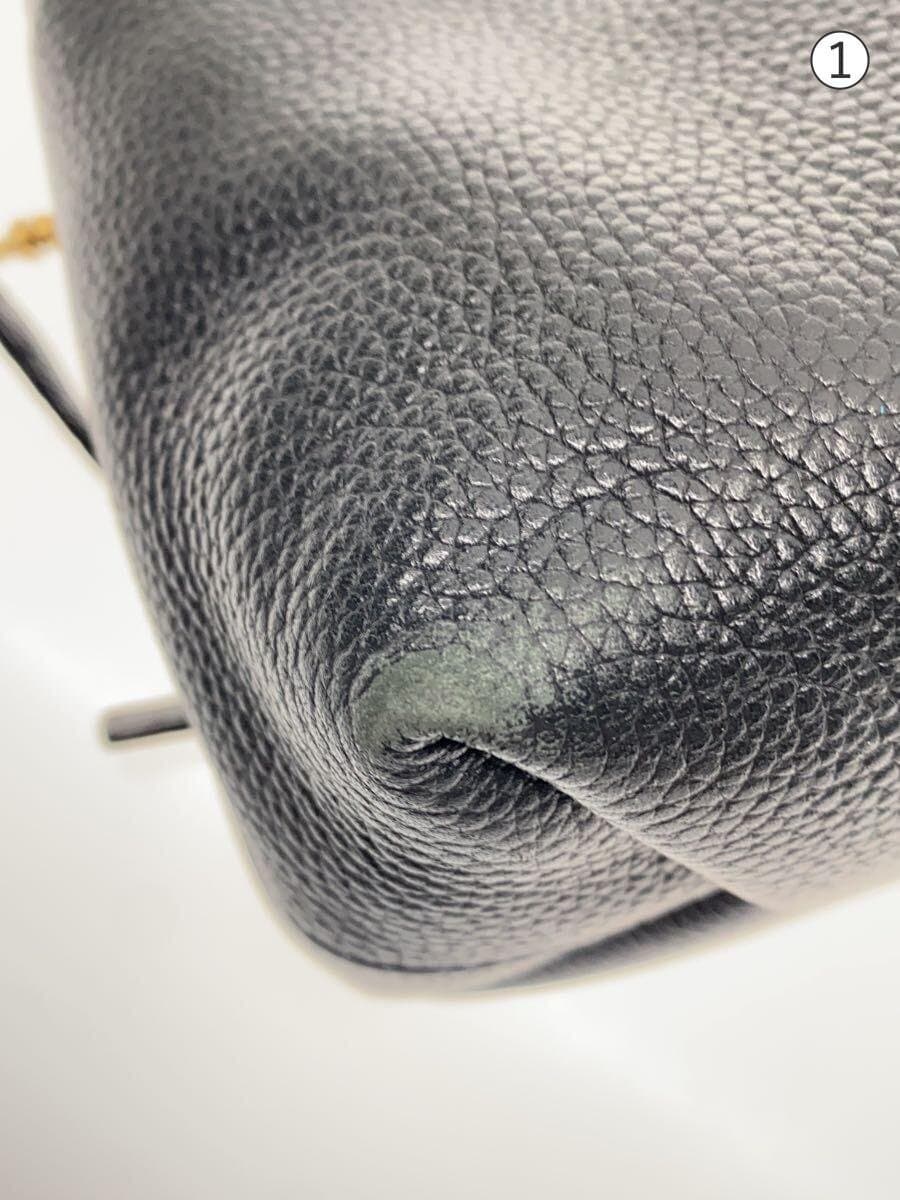 TORY BURCH Handbag Leather BLK 7