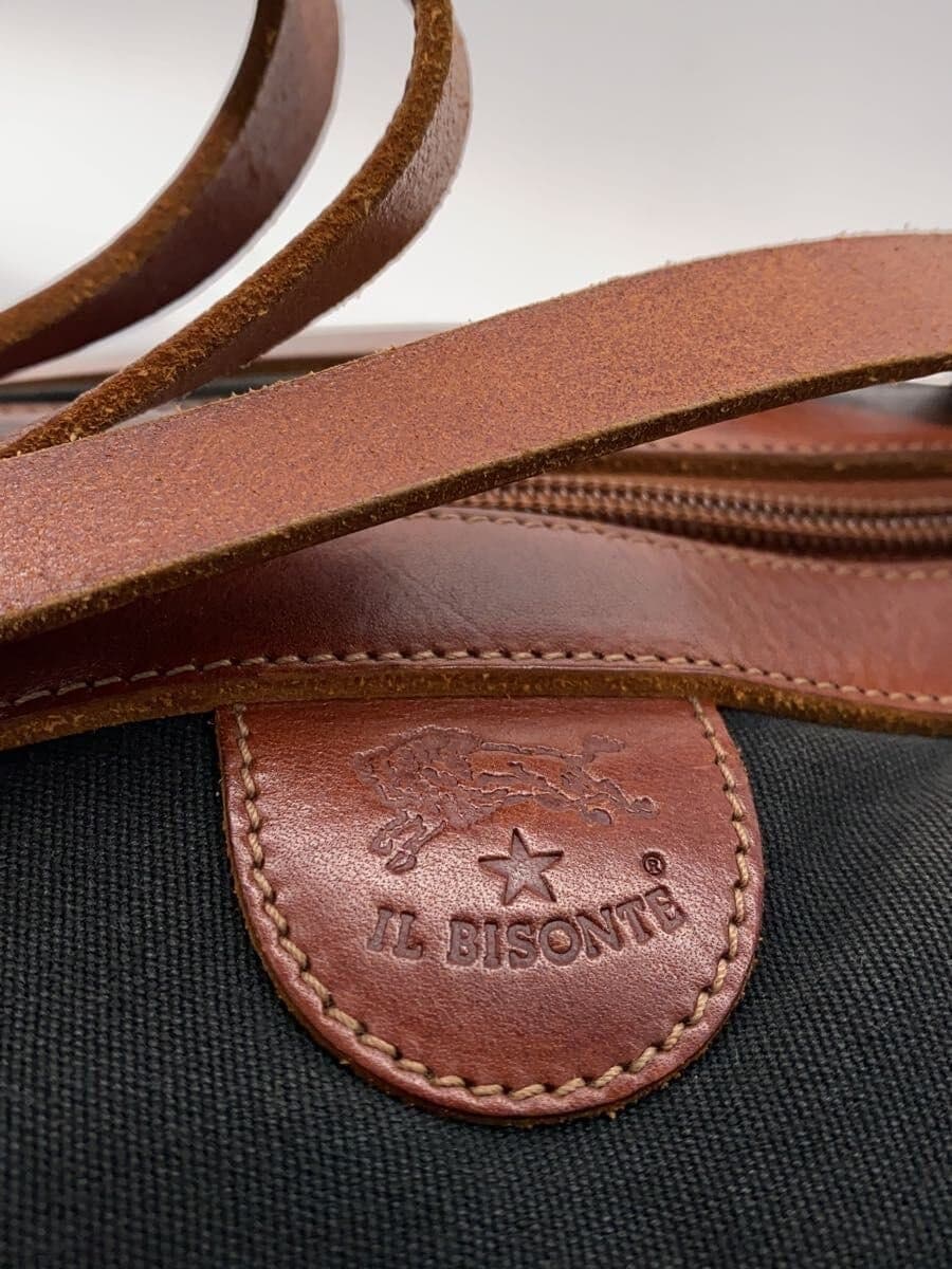 IL BISONTE Tote Bag -- BLK Plain 5