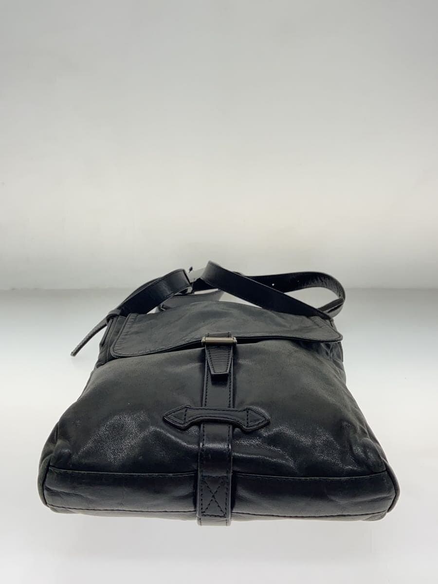PORTER shoulder bag leather BLK 4