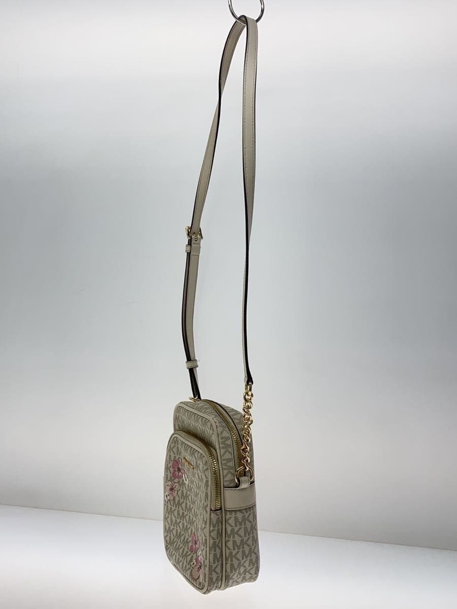 MICHAEL KORS Shoulder Bag Leather CRM All-over Pattern 2