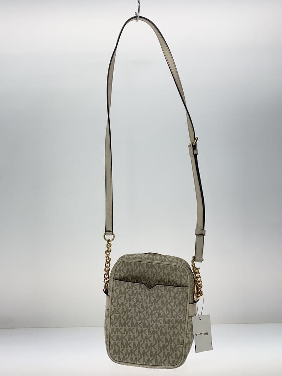 MICHAEL KORS Shoulder Bag Leather CRM All-over Pattern 3