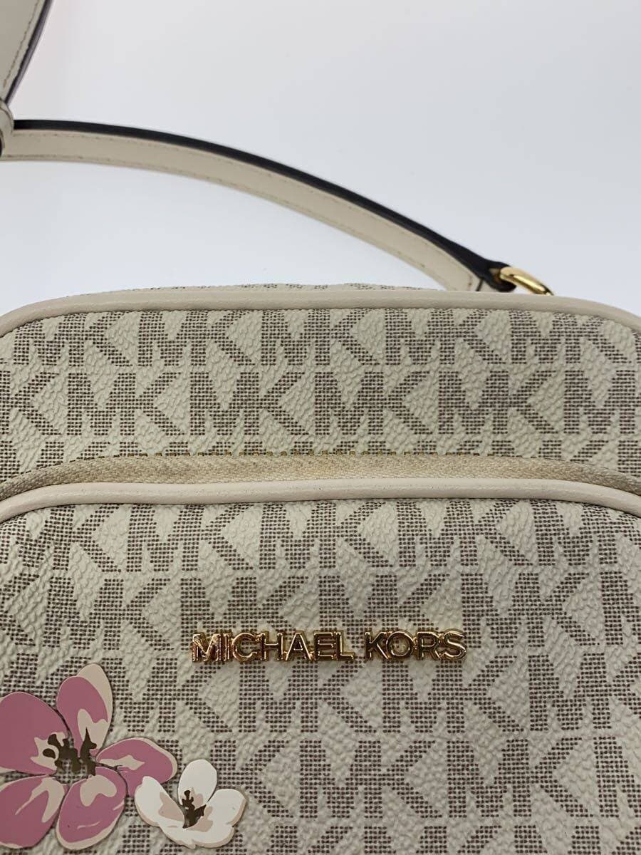 MICHAEL KORS Shoulder Bag Leather CRM All-over Pattern 5