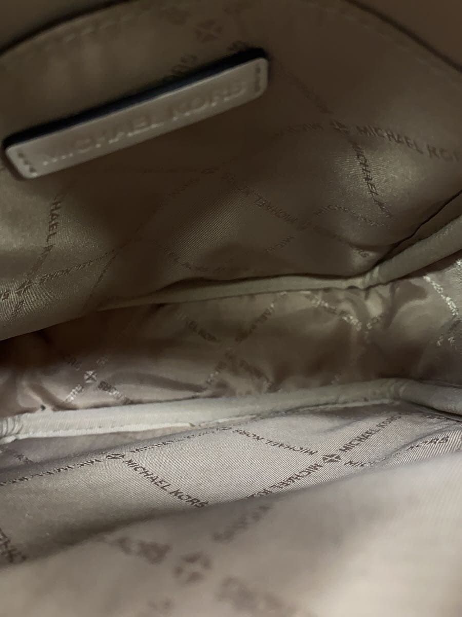 MICHAEL KORS Shoulder Bag Leather CRM All-over Pattern 6