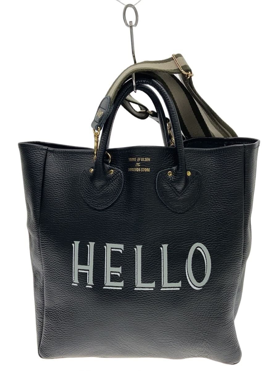 YOUNG & OLSEN shoulder bag leather BLK