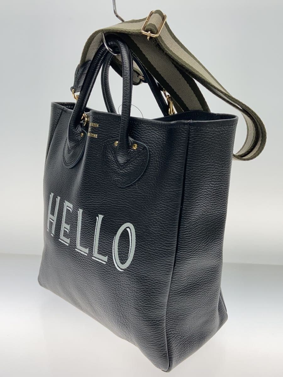 YOUNG & OLSEN shoulder bag leather BLK 2