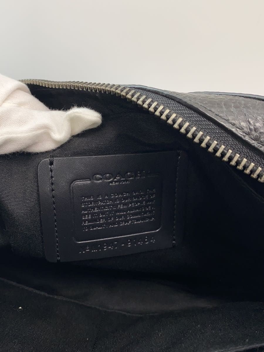 COACH Shoulder Bag Leather BLK M1947-91484 6