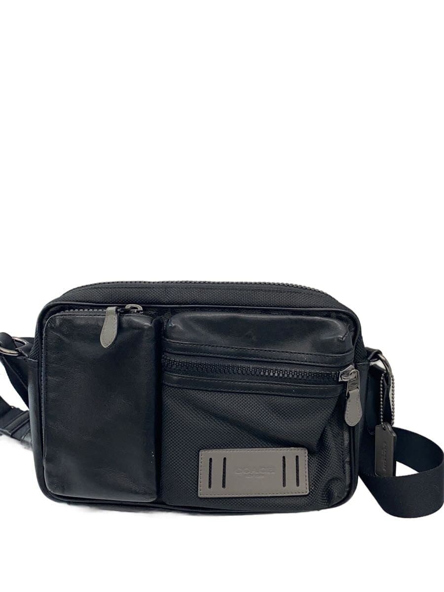 COACH Shoulder Bag Leather BLK H2092-5606