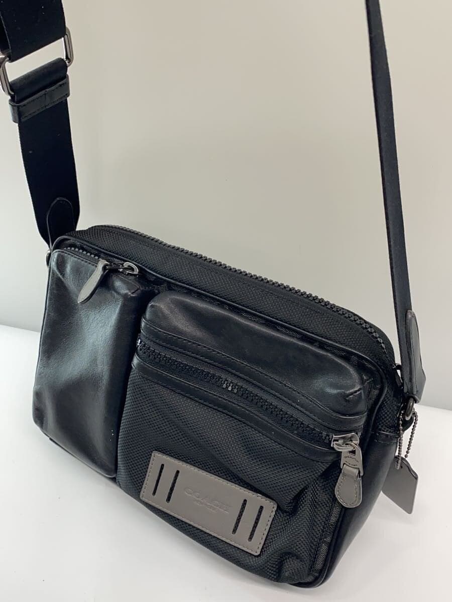 COACH Shoulder Bag Leather BLK H2092-5606 2