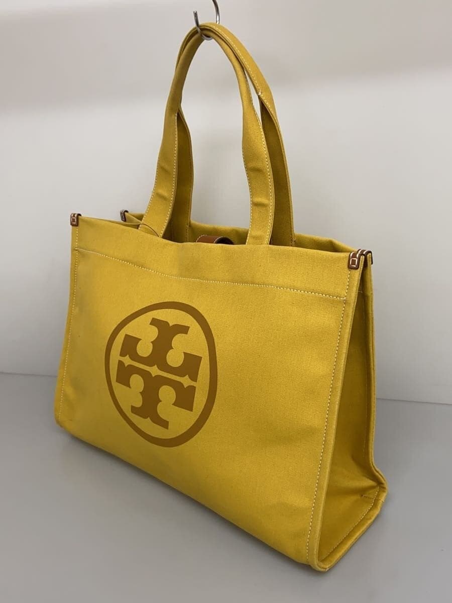 TORY BURCH Tote Bag Canvas CML All Over Pattern 10008684 2