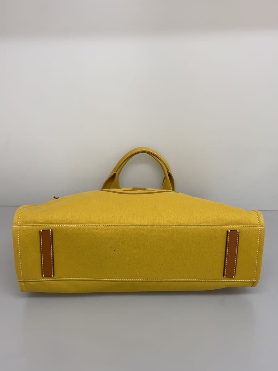 TORY BURCH Tote Bag Canvas CML All Over Pattern 10008684 4