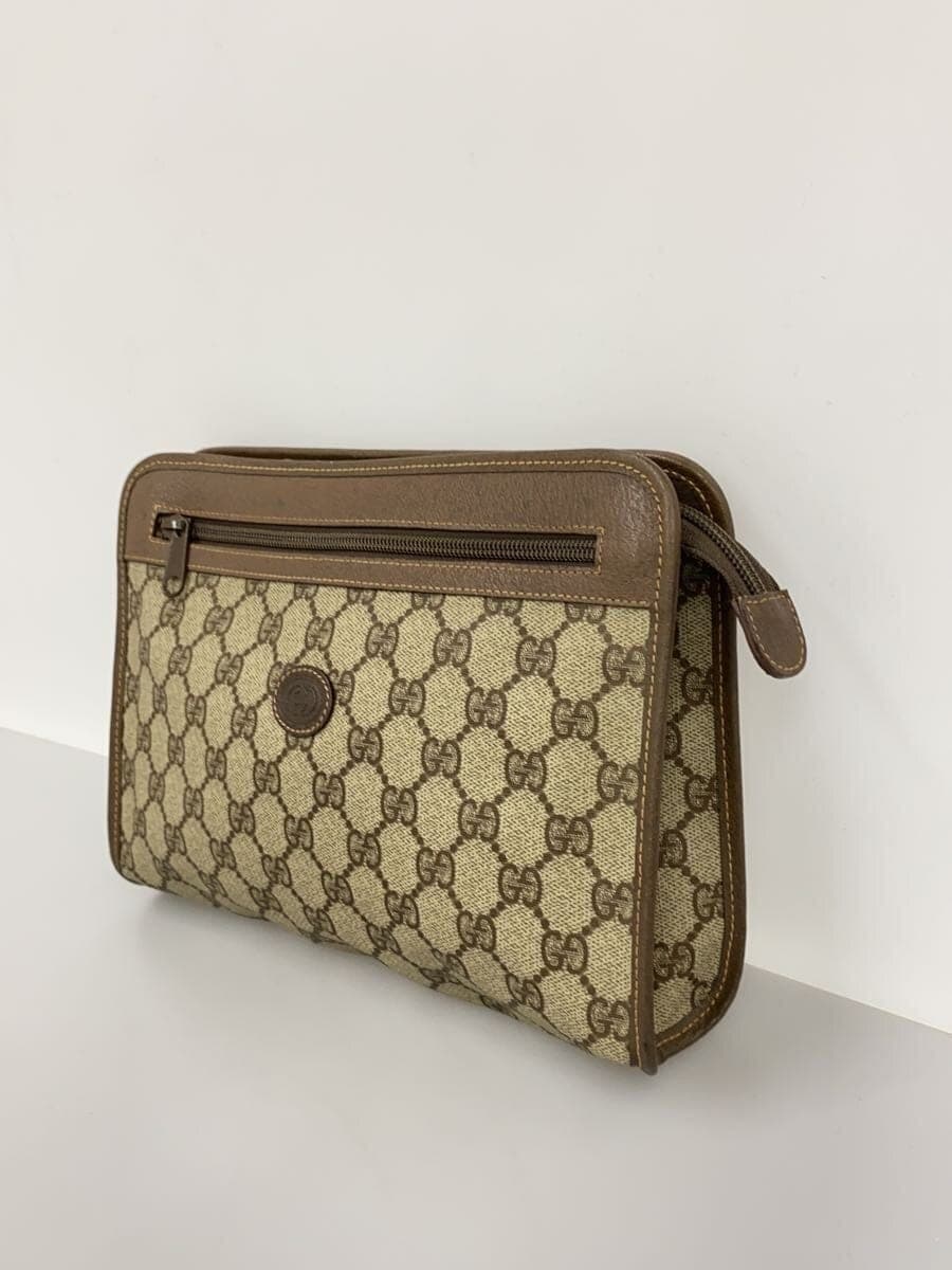 GUCCI Second Bag Leather BRW All Over Pattern 0141156063 2