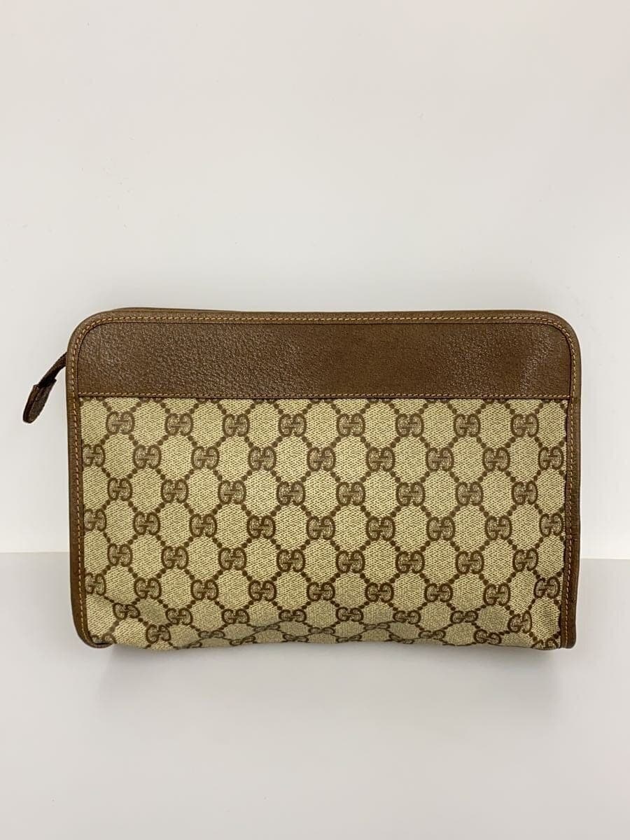 GUCCI Second Bag Leather BRW All Over Pattern 0141156063 3