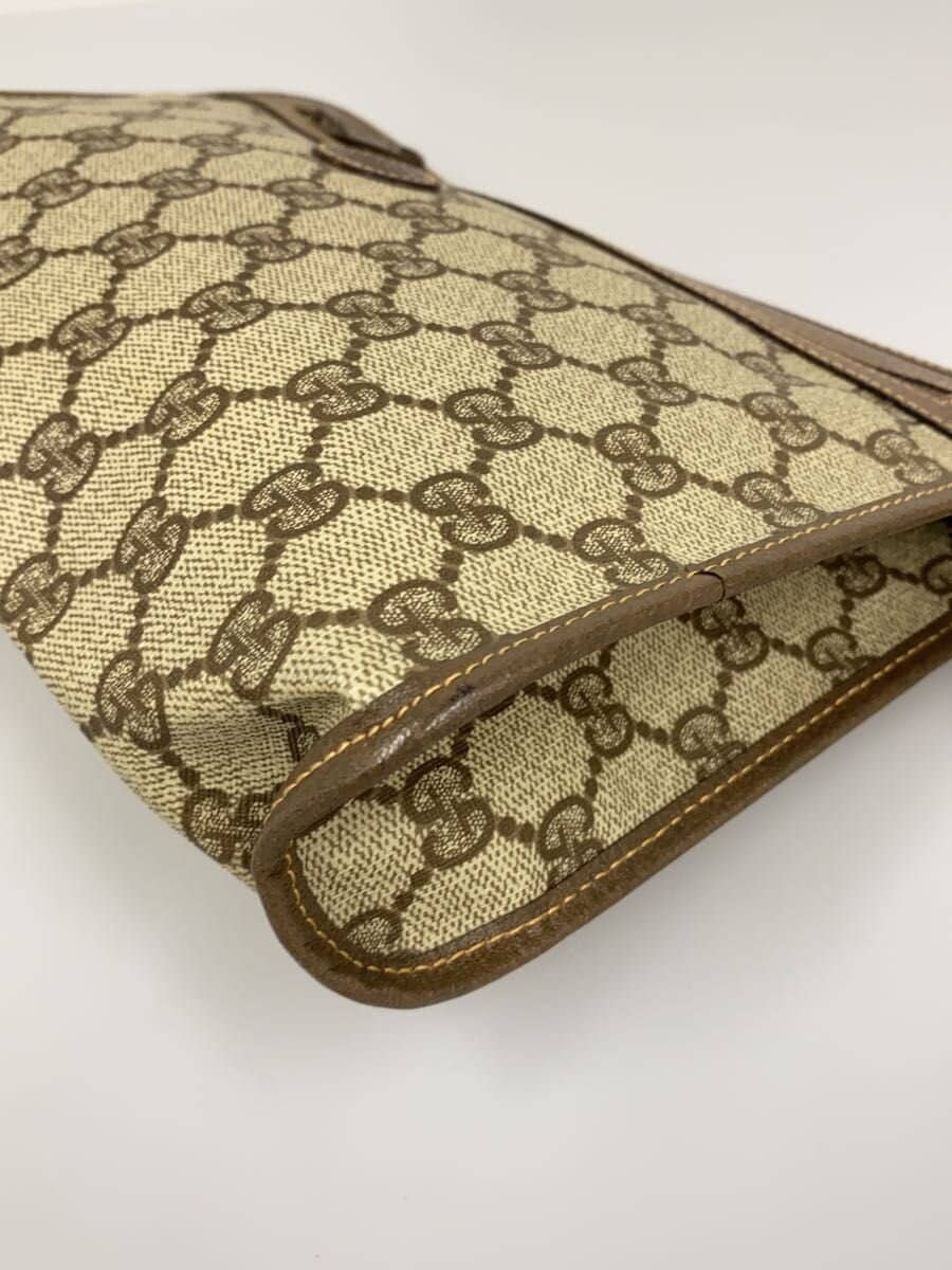 GUCCI Second Bag Leather BRW All Over Pattern 0141156063 7