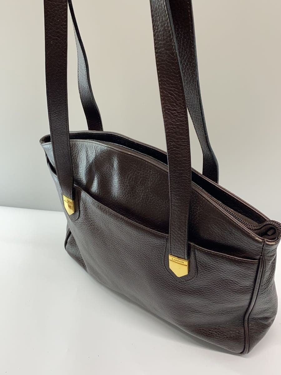 LANVIN Tote Bag Leather BRW 2