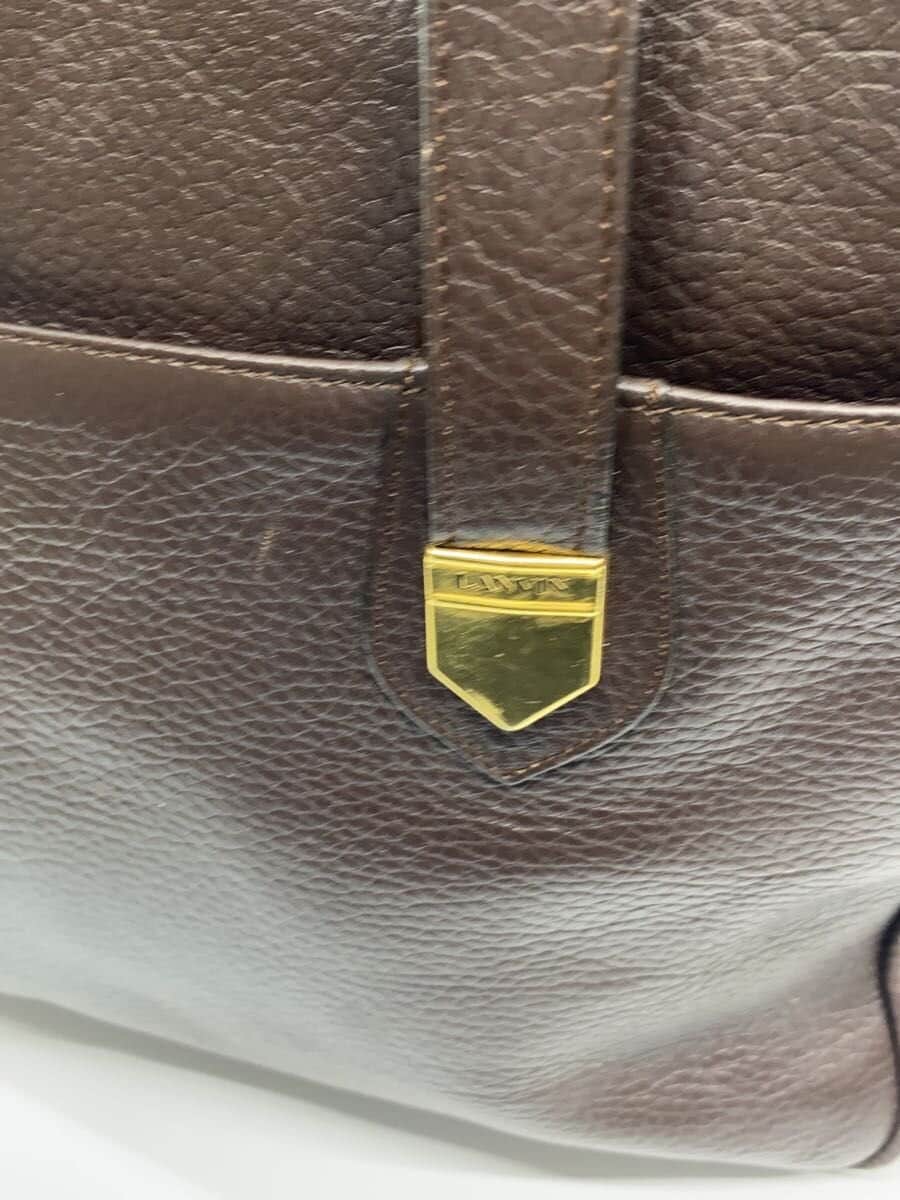 LANVIN Tote Bag Leather BRW 4