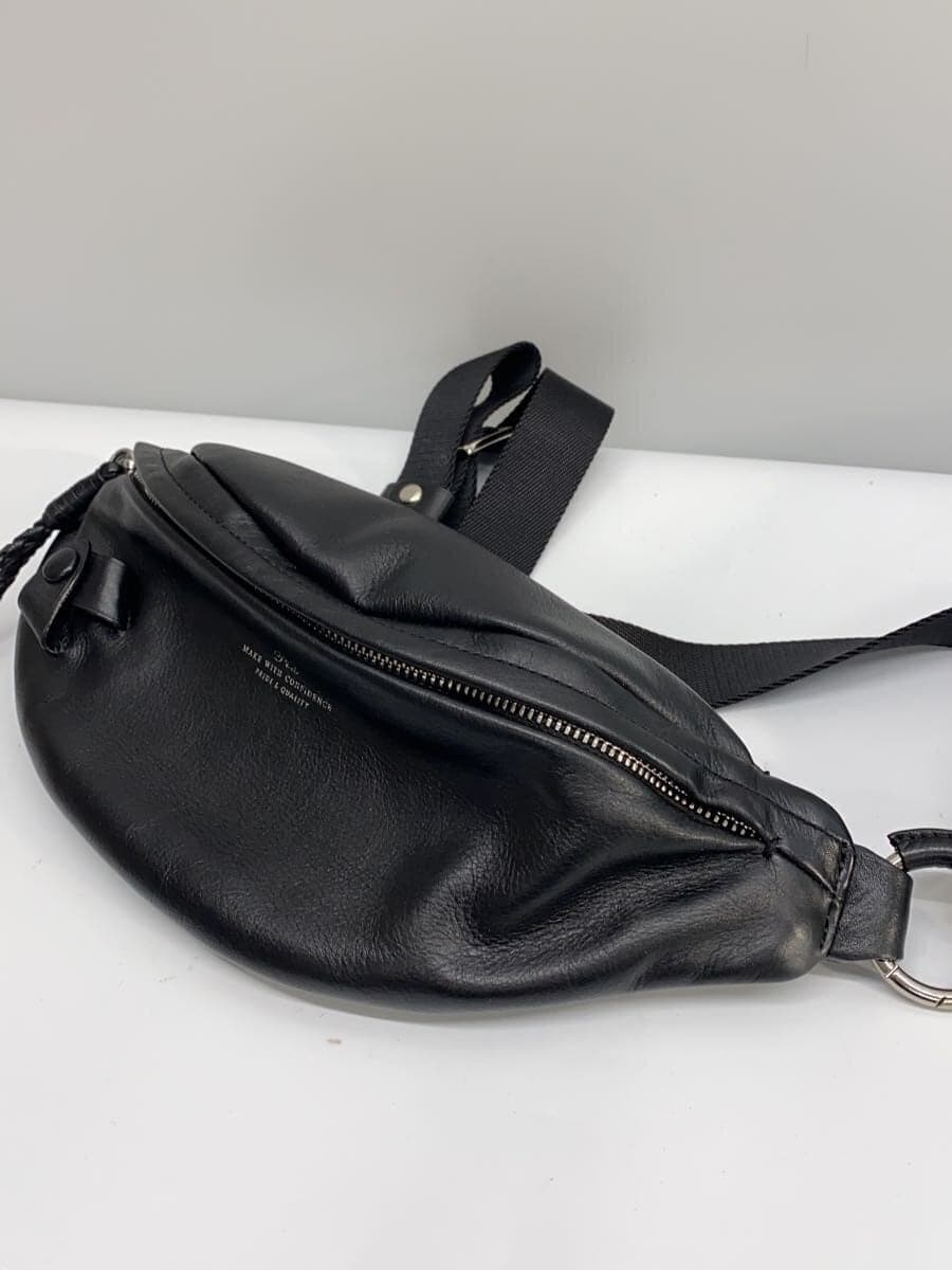 Pid Waist Bag Leather BLK 2