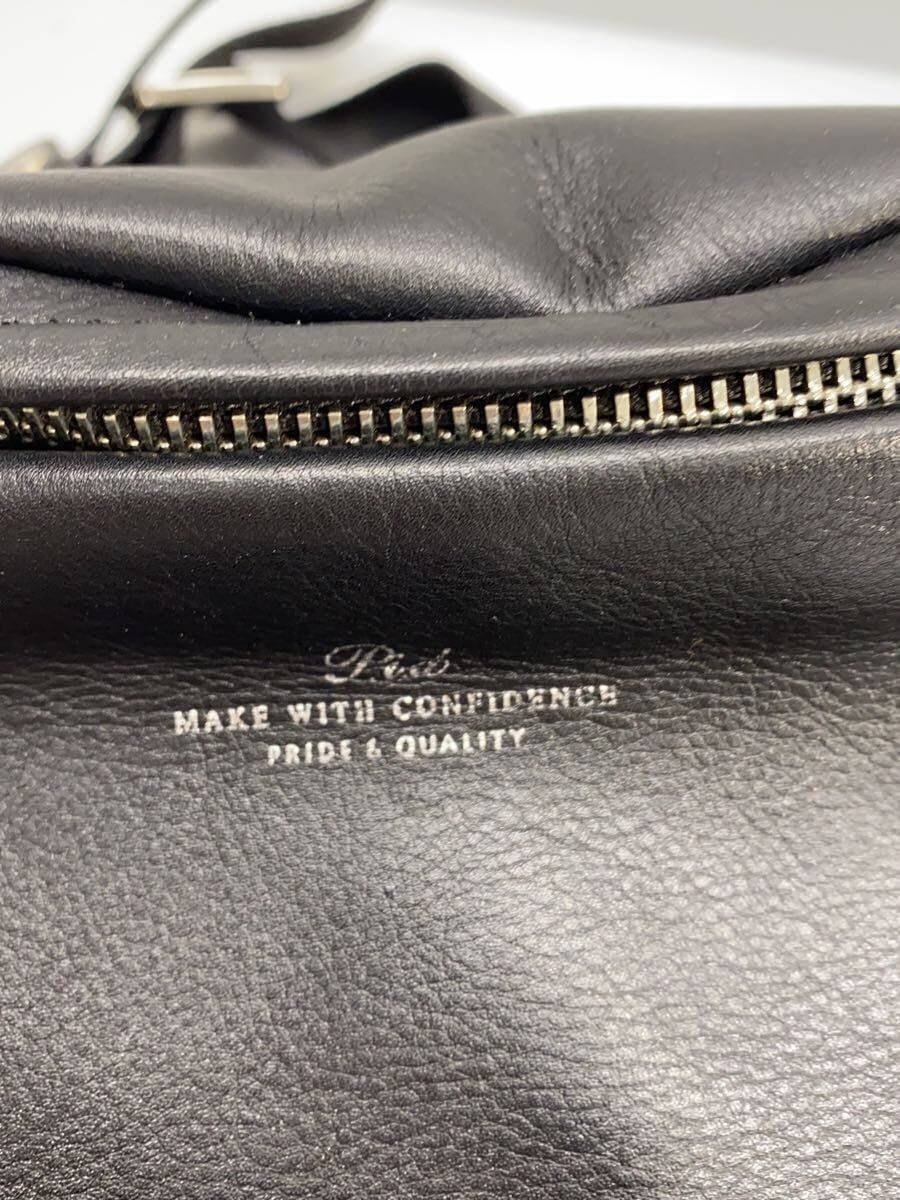 Pid Waist Bag Leather BLK 4