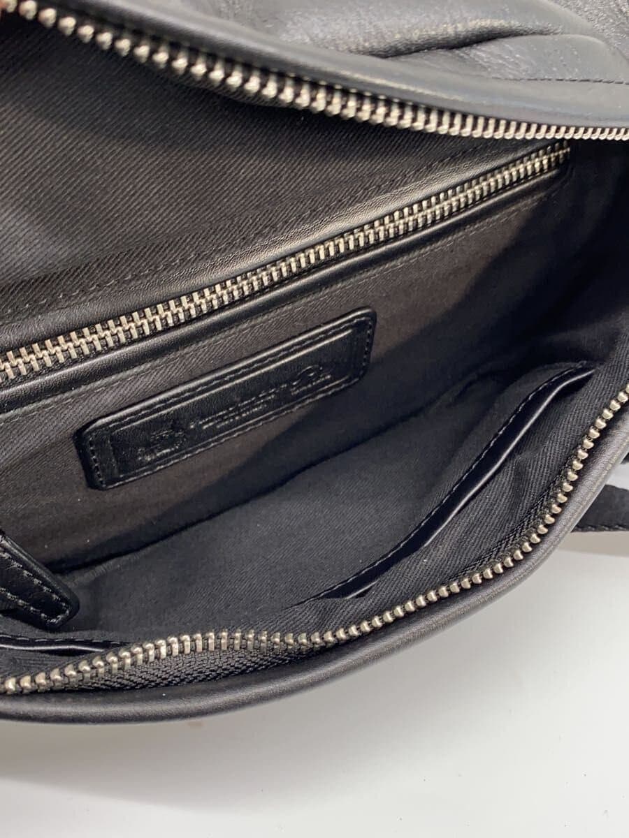 Pid Waist Bag Leather BLK 5