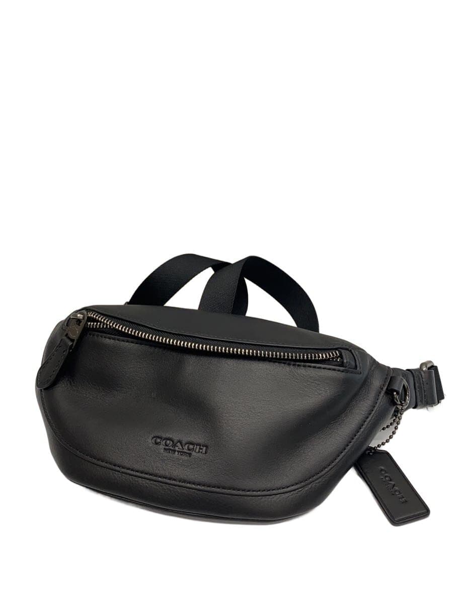 COACH Waist Bag Leather BLK F84710