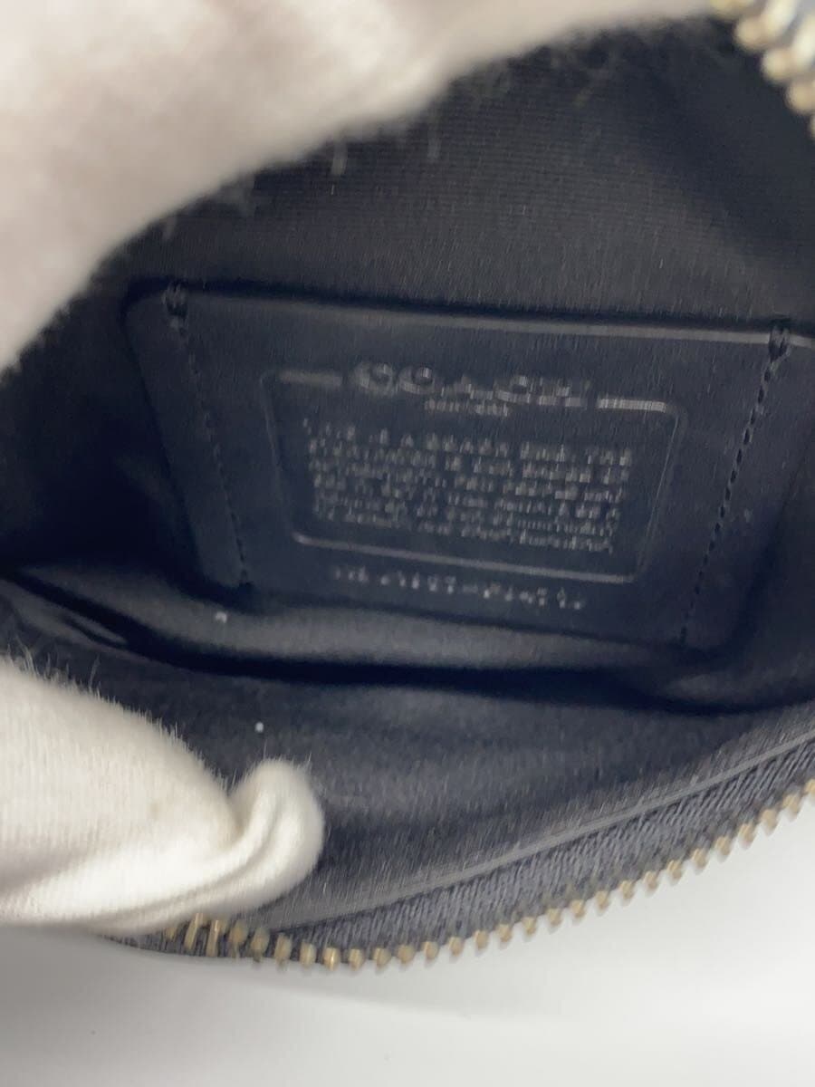 COACH Waist Bag Leather BLK F84710 4