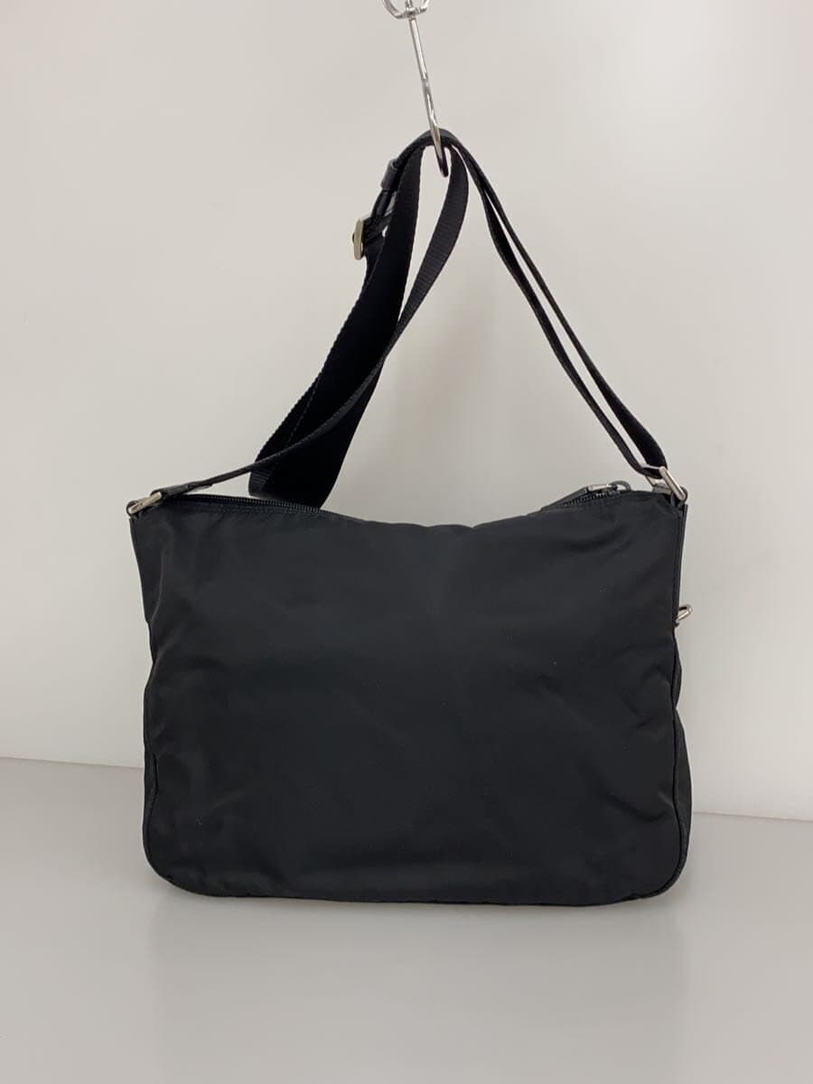 PRADA Shoulder Bag Nylon Black Plain BT0167 3