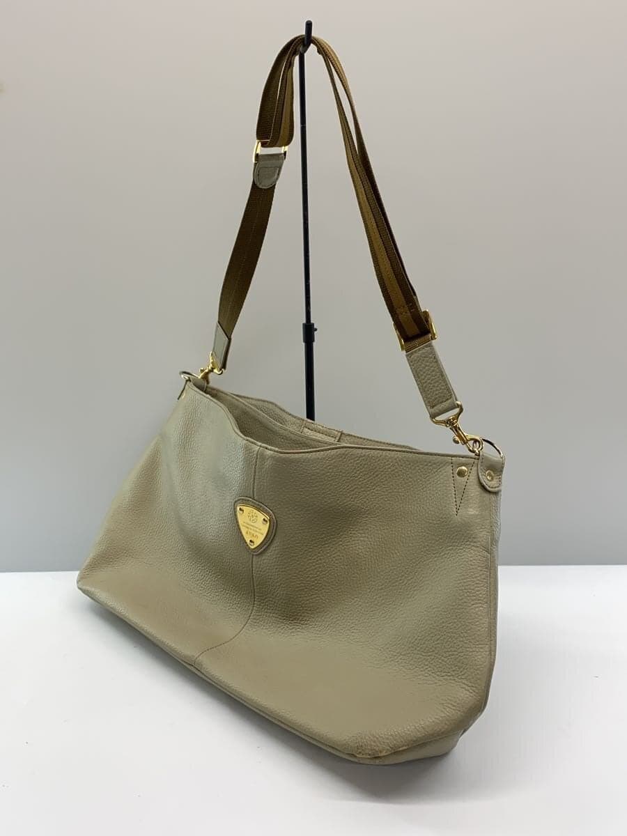 ATAO Shoulder Bag Leather CRM Solid Color 2