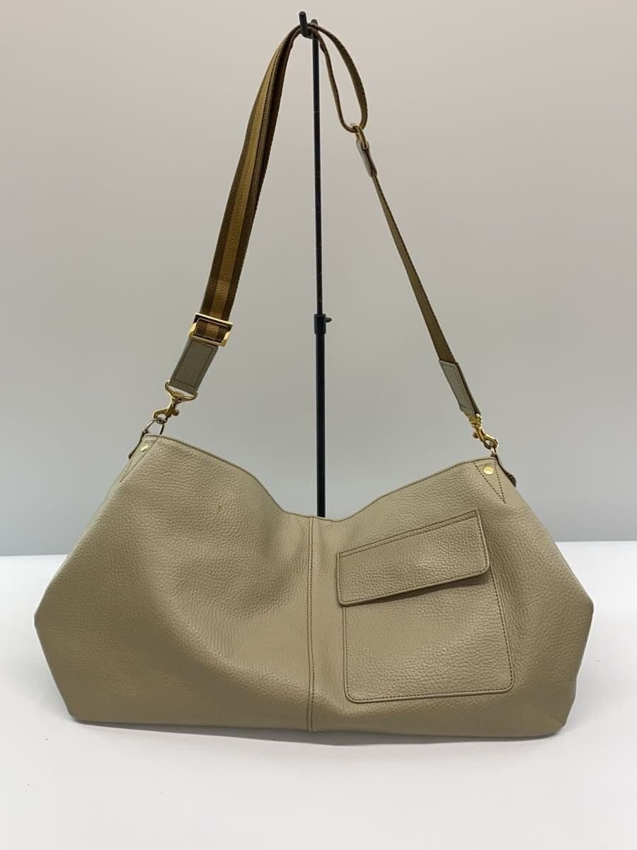 ATAO Shoulder Bag Leather CRM Solid Color 3