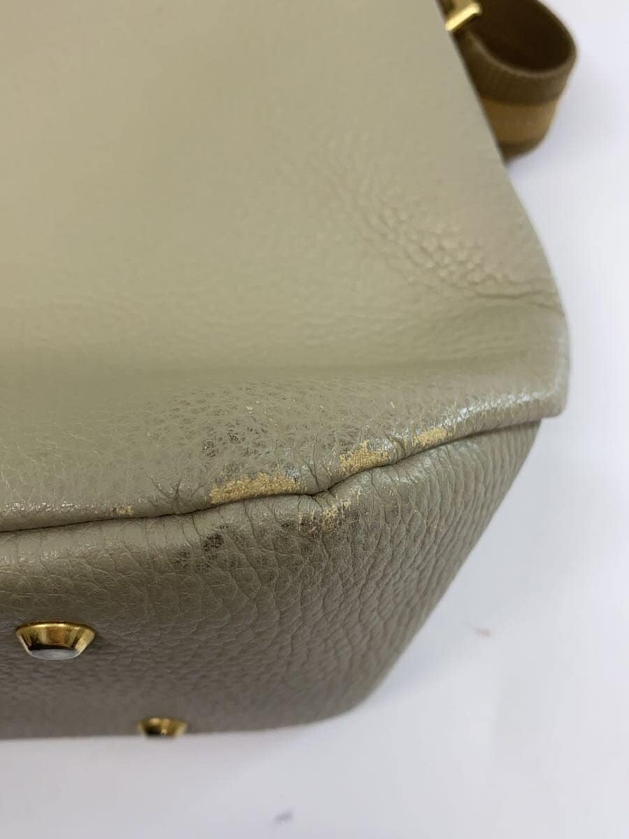 ATAO Shoulder Bag Leather CRM Solid Color 7