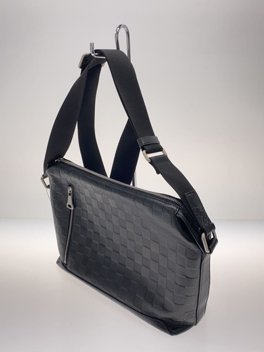 LOUIS VUITTON Apollo Messenger PM Damier Améthyste Leather BLK N42415 2